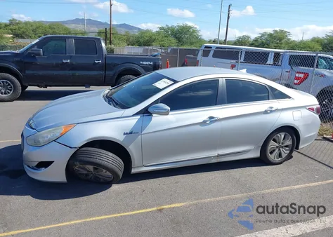 2013 Hyundai Sonata Hybrid Limited из США, поврежденный, VIN KMHEC4A44DA092005